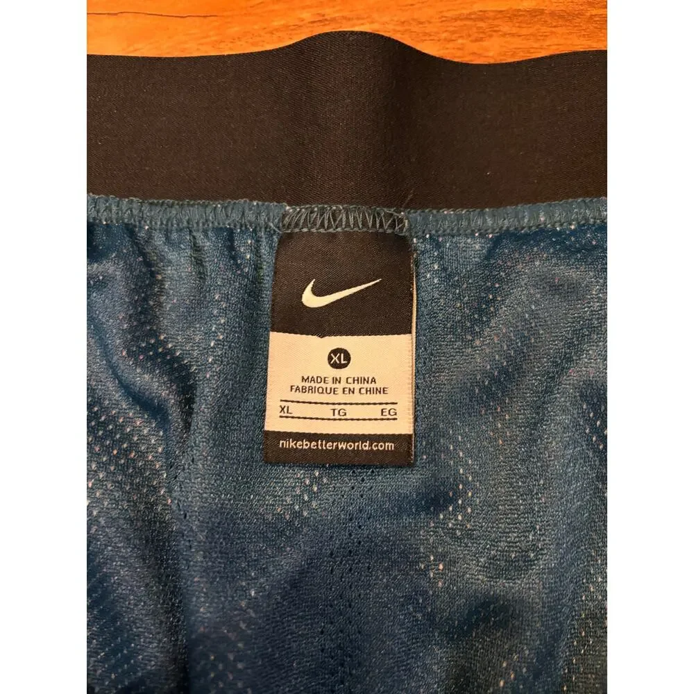 Nike swim board shorts swim trunks men’s xl orange and blue lined drawstring